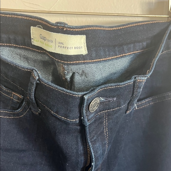 Gap - Perfect Boot Darkest Blue Jeans (30Long) - Picture 5 of 5